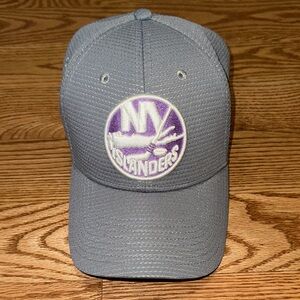 NY Islanders Hockey Fights Cancer Fitted Hat